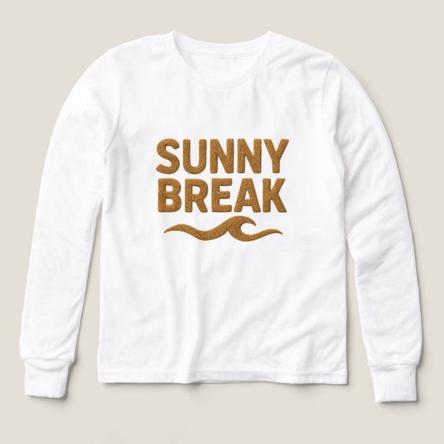 Girls Bella+Canvas Tri-blend Long Sleeve Shirt, So (Diseño frontal)