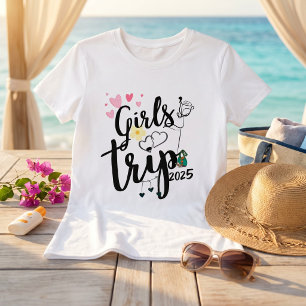 Girls Trip 2026 - Camiseta Weekend Heartbeat