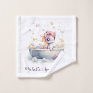 Girly Cute Pastel Pony Spa Day Kids Birday Fiesta