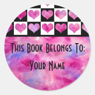 Girly Este Libro Pertenece Al Pegatina