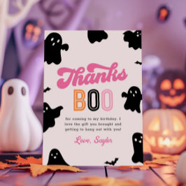 Girly Halloween - Tarjeta de agradecimiento