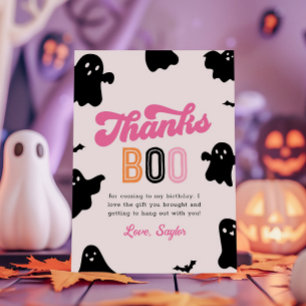 Girly Halloween - Tarjeta de agradecimiento
