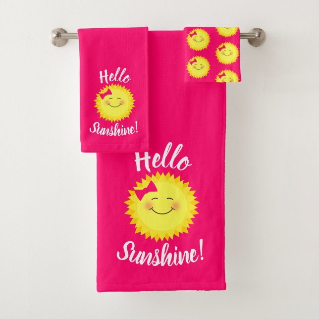 Girly Hello Sunshine (In situ)