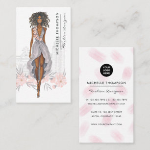 Girly New York Fashion Designer - Tarjeta de visit