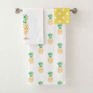 Girly Pineapples Monogramado