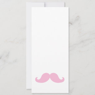 Girly Pink Mustache