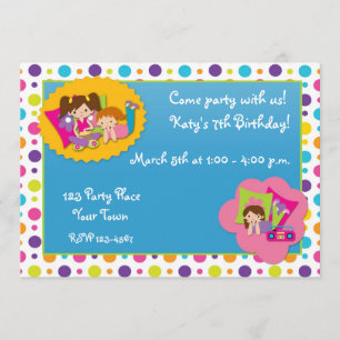 Girly Polka hace invitación a fiesta de cumpleaños