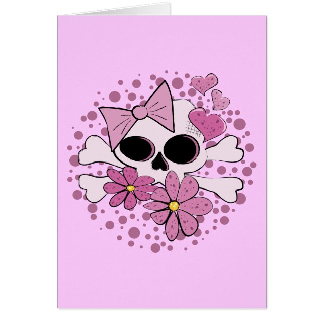 Girly Punk Skull (Frente)
