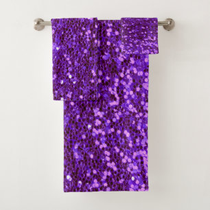 Girly Purple Purpurina Bling Glam Modern