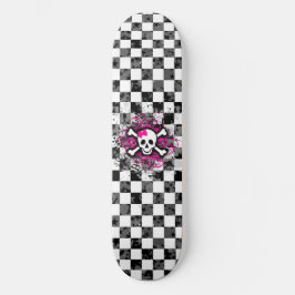 Girly Skull Skateboard