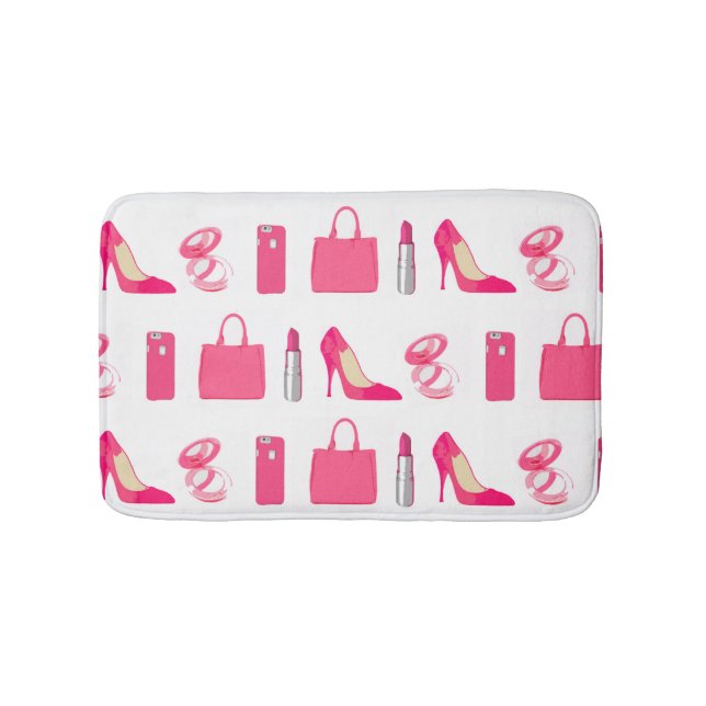 Girly things alfombra de baño (Anverso)