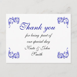 Giro azul - Nota de agradecimiento