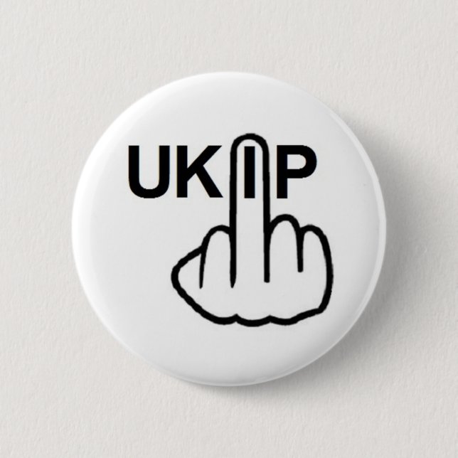 Giro de botón UKIP (Anverso)