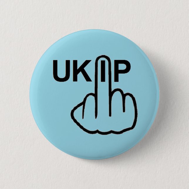 Giro de botón UKIP (Anverso)