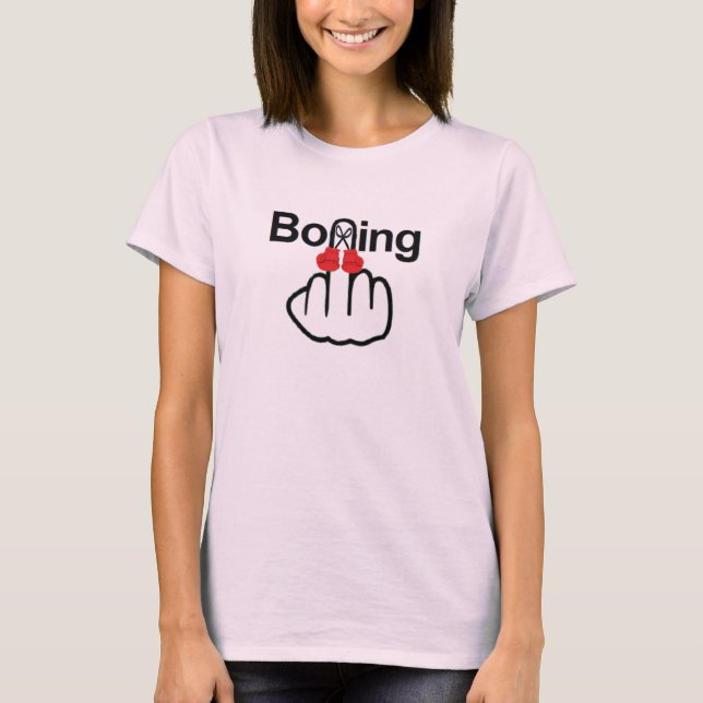 Giro de boxeo en camiseta (Anverso)