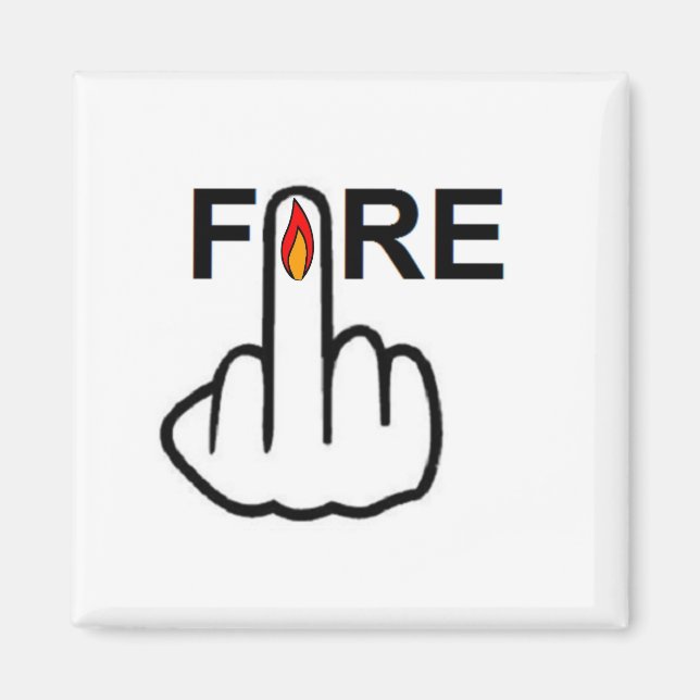 Giro de incendio de imanes (Frente)