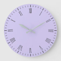 Giro de lavanda, reloj de pared grande