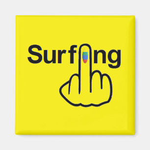 Giro de surf en el imán