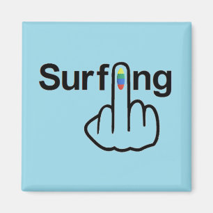 Giro de surf en el imán