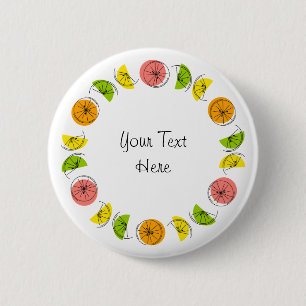 Giro del botón Citrus Multi Circle Text