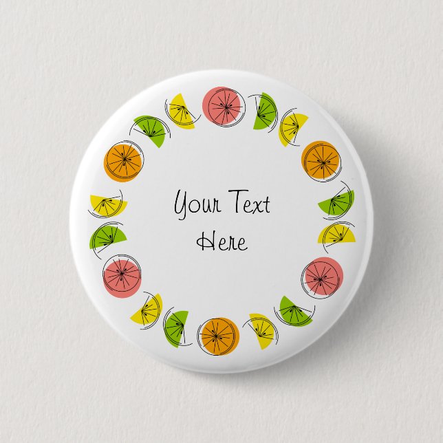 Giro del botón Citrus Multi Circle Text (Anverso)