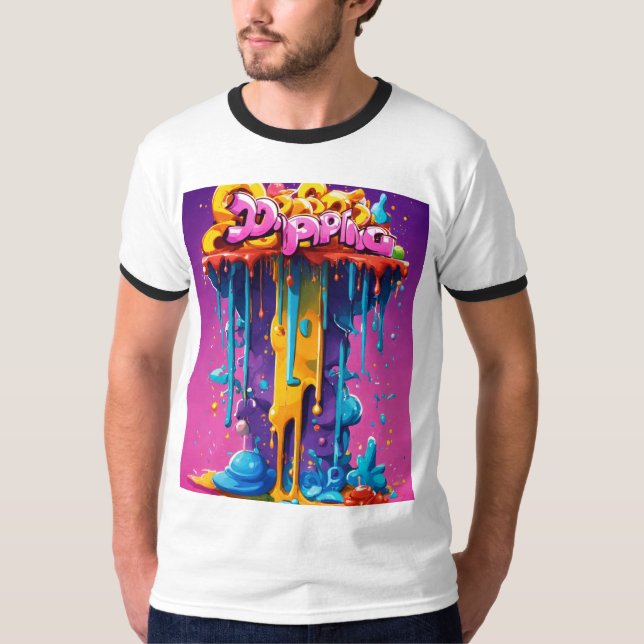 Giro galáctico: Camiseta temática de gravedad (Anverso)