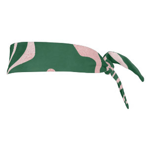 Giro líquido de oro Rosa Resumen Diseño verde