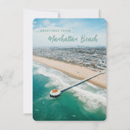 Giro personalizado de la postal de Manhattan Beach
