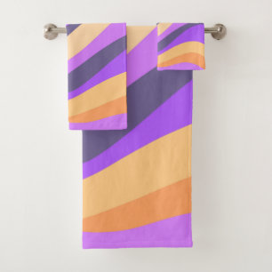 Giros retro - morado y naranja