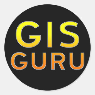 GIS Guru Pegatina
