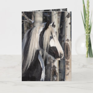 Gitano en el bosque - Tarjeta de felicitación de c
