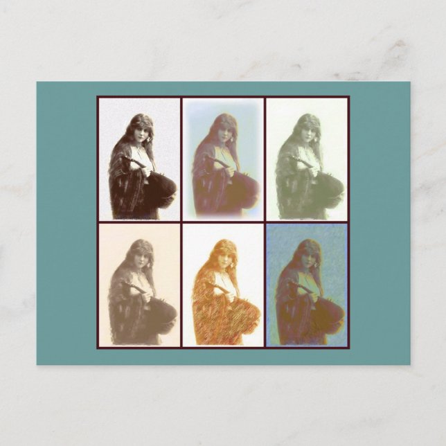 Gitanos 6 postal (Anverso)