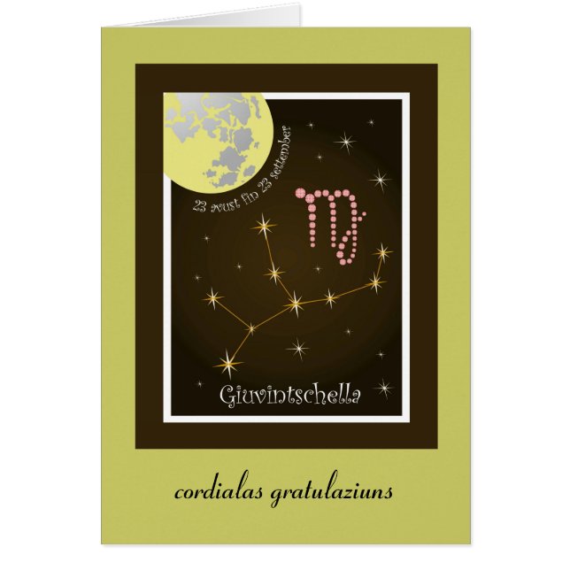 Giuvintschella 23 afina 23 de diciembre Karte (Frente)