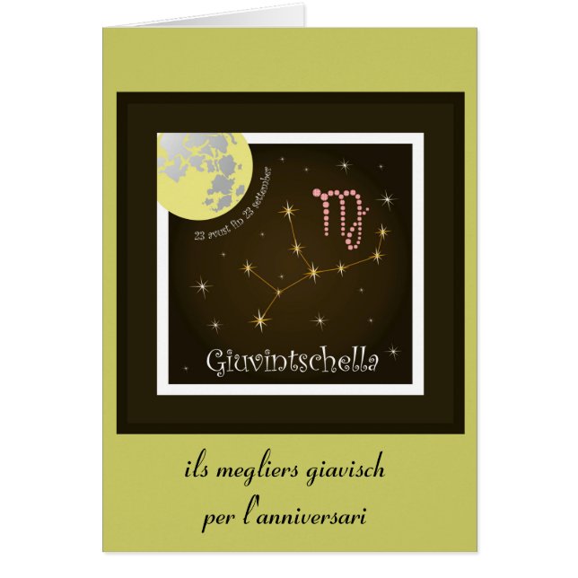 Giuvintschella 23 afina 23 de diciembre Karte (Frente)