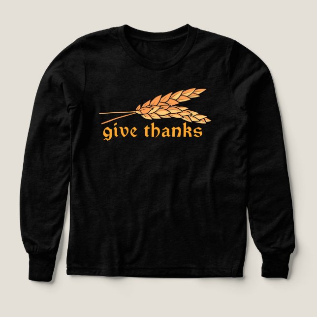Give thanks wheat stalks  (Diseño frontal)