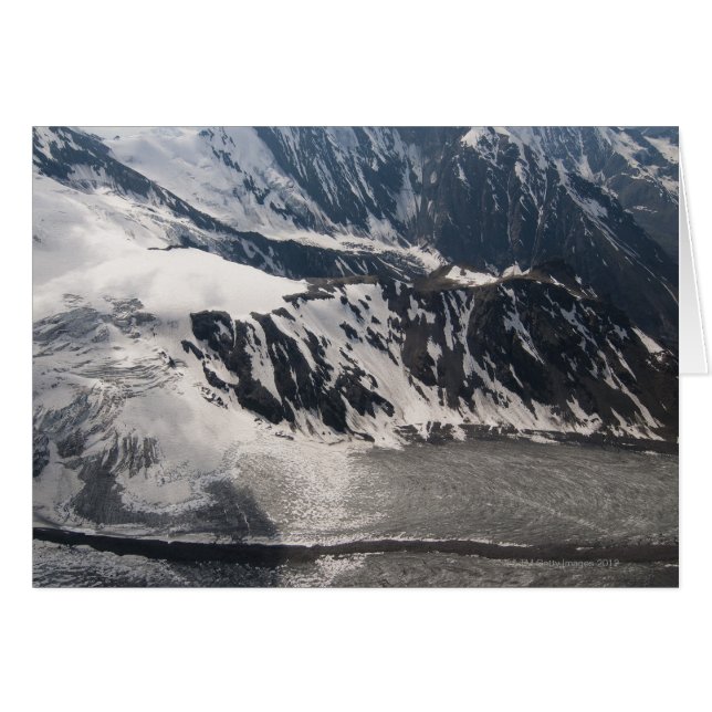 Glaciar, Alaska Range Mountains, Alaska, Estados U (Anverso (Horizontal))