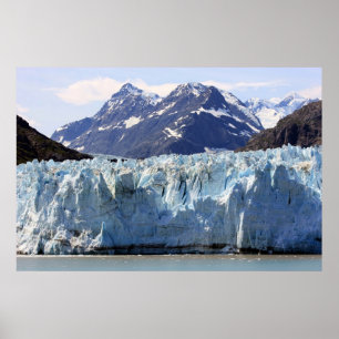 Glaciar en la impresión de Alaska