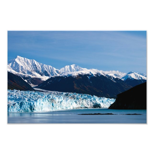 Glaciar Hubbard, Alaska Foto impresa (Frente)