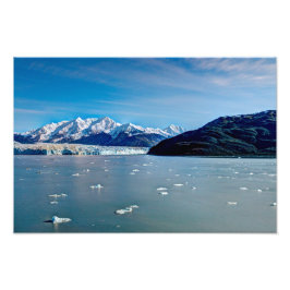 Glaciar Hubbard, Alaska Foto impresa
