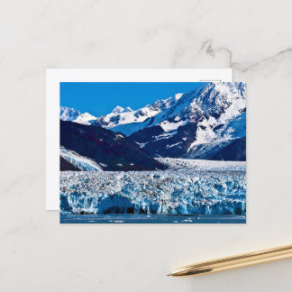 Glaciar Hubbard, Alaska Tarjeta Postal