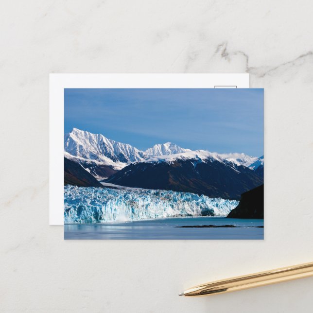 Glaciar Hubbard, Alaska Tarjeta Postal (Anverso/Reverso In Situ)