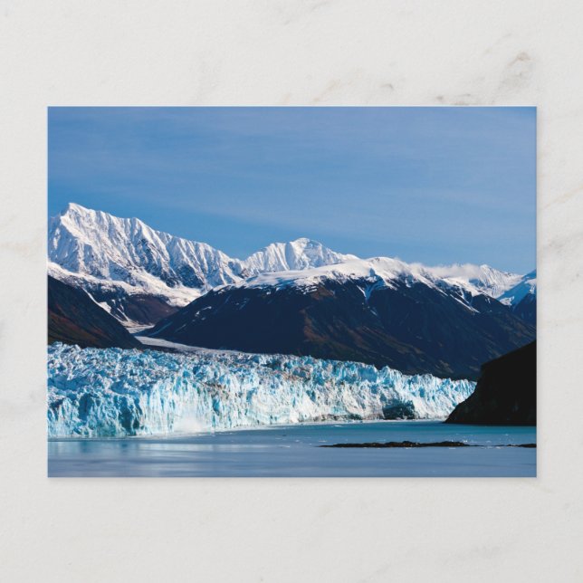Glaciar Hubbard, postal Alaska (Anverso)