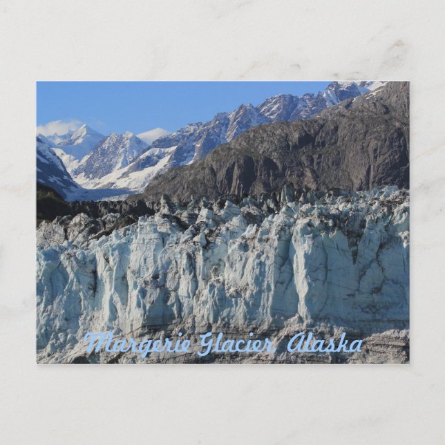 Glaciar Margerie, postal Alaska (Anverso)