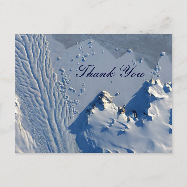 Glaciar Matusevich, Antártida Tarjeta postal de ag (Anverso)
