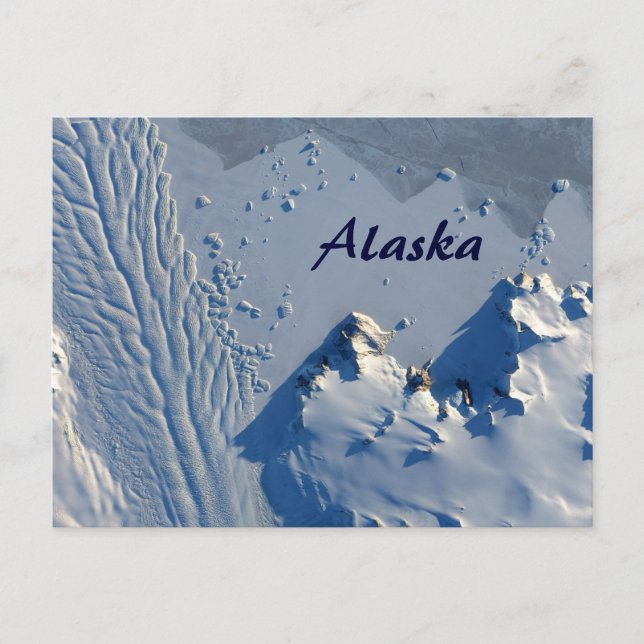 Glaciar Matusevich, Postal de Antártida (Anverso)
