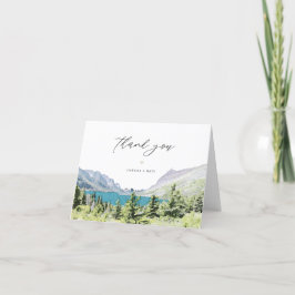 GLACIER NATIONAL PARK Agradecimiento Bosque Acuare