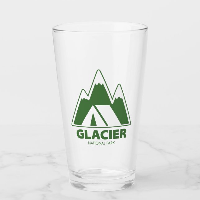 Glacier National Park Mountains Camping (Anverso)