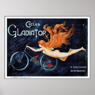 Gladiador de los ciclos - impresión del poster de