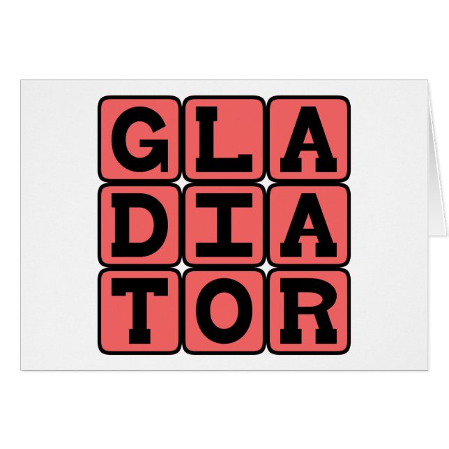 Gladiador, intrépido luchador (Anverso (Horizontal))