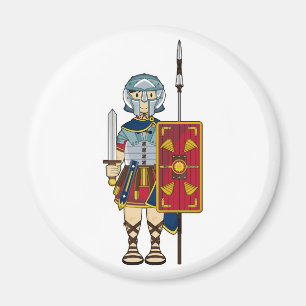 Gladiador romano con el imán